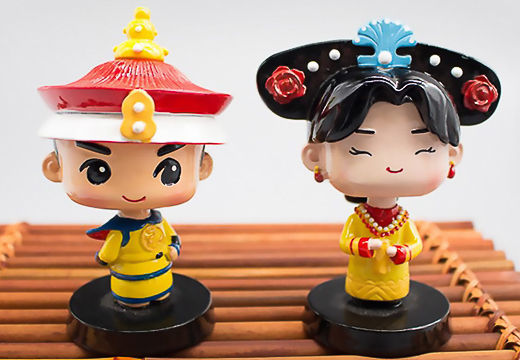 宮廷文化皇上皇后創(chuàng)意擺件分銷系列