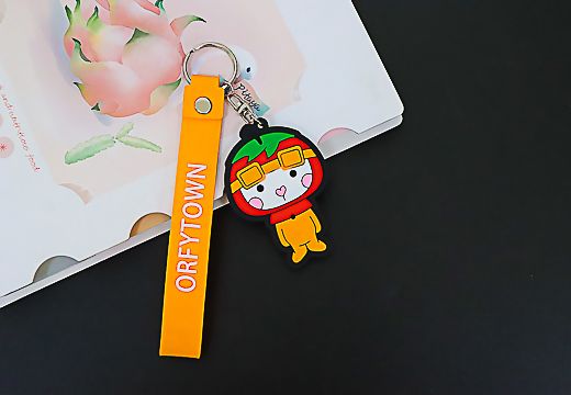莓莓俠軟膠鑰匙扣掛件定制