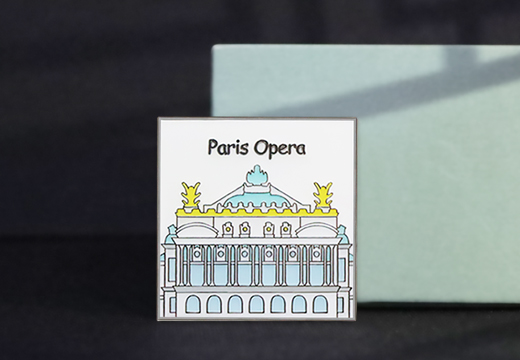 巴黎歌劇院金屬徽章定制