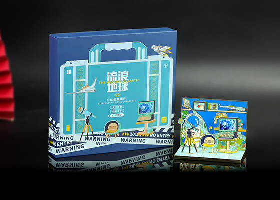 流浪地球金屬拼接擺件定制