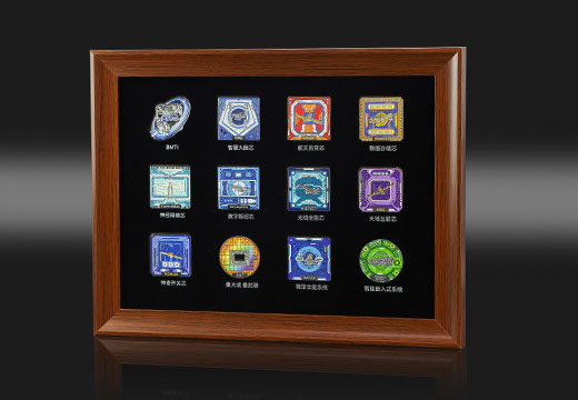 航天周年金屬徽章套裝定制