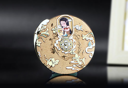 山海經(jīng)旋轉(zhuǎn)金屬徽章定制