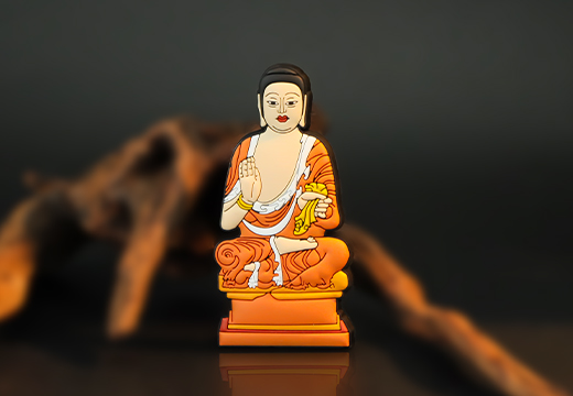 佛首軟膠冰箱貼定制