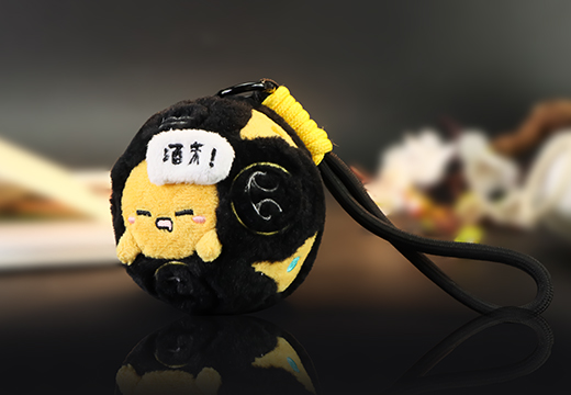 骰子毛絨公仔掛件定制