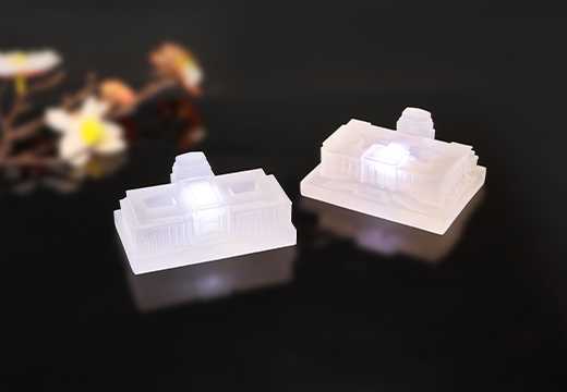 建筑物發(fā)光樹脂冰箱貼定制