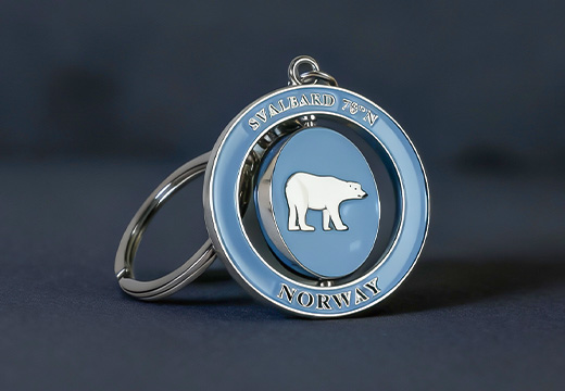 旋轉(zhuǎn)金屬鑰匙扣定制