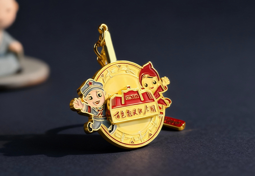 紀念館金屬鑰匙扣定制