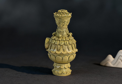 青釉仰覆蓮花尊冰箱貼定制