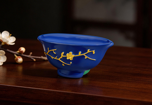 月影梅紋杯冰箱貼定制